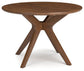 Mesa de comedor redonda Lyncott