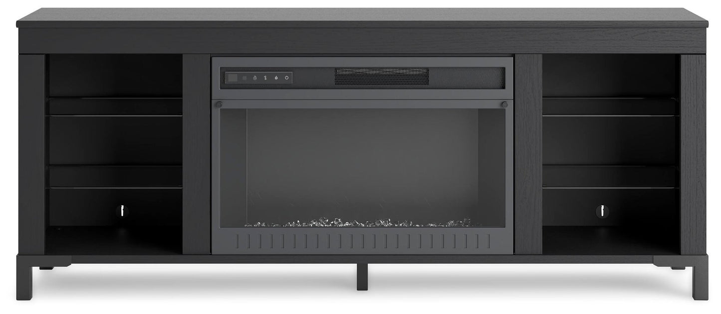 Mueble de TV con chimenea Cayberry