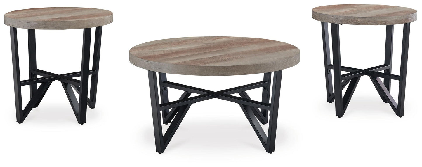 Juego de mesa auxiliar Deanlee (3 piezas)