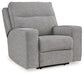 Sillón reclinable eléctrico Biscoe con reposacabezas ajustable