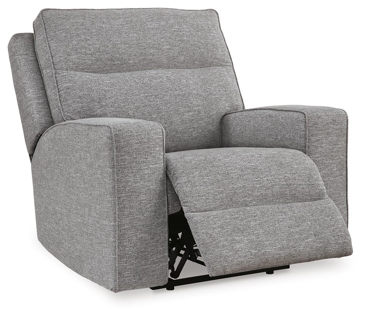 Sillón reclinable eléctrico Biscoe con reposacabezas ajustable