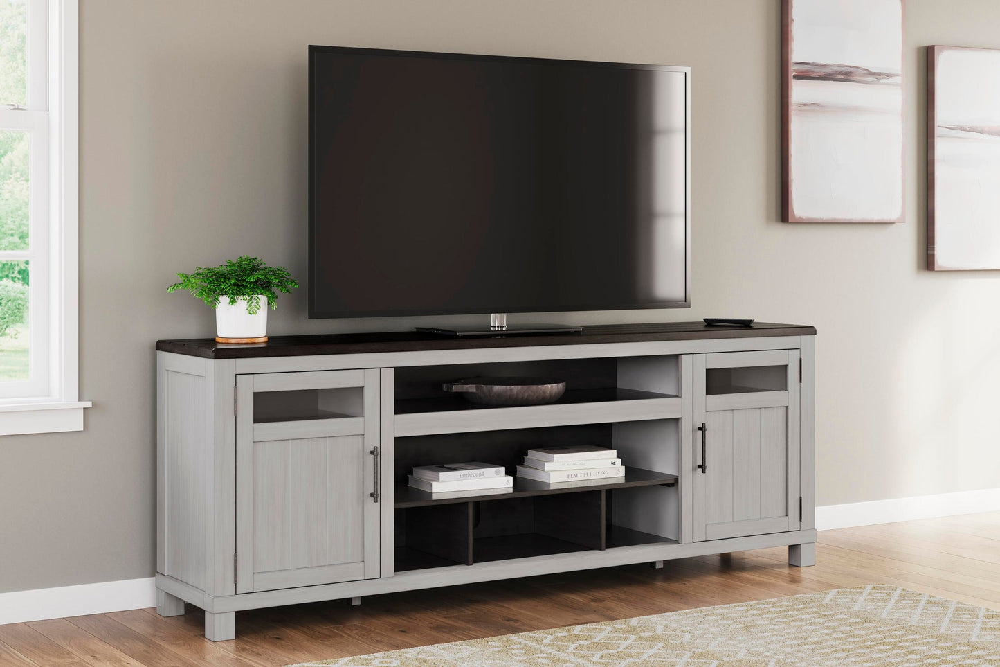 Soporte para TV Darborn XL con opción de chimenea