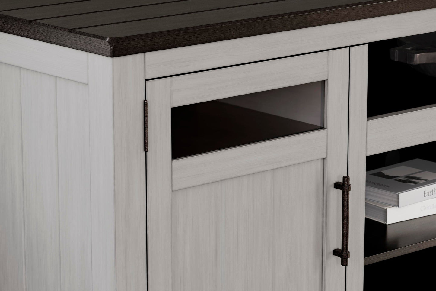 Soporte para TV Darborn XL con opción de chimenea