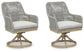 Silla giratoria Seton Creek con cojín (2 unidades)