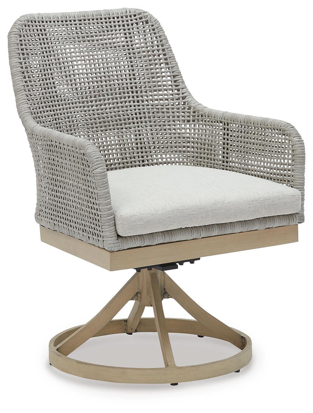 Silla giratoria Seton Creek con cojín (2 unidades)