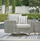 Sillón giratorio Seton Creek con cojín