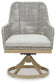 Silla giratoria Seton Creek con cojín (2 unidades)