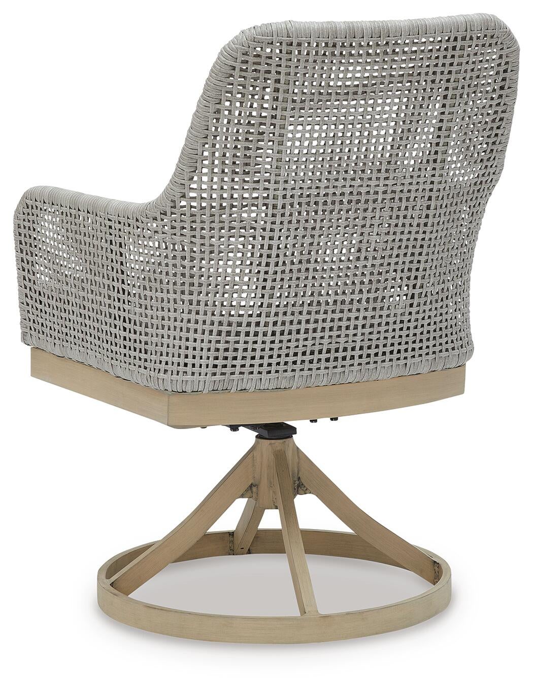 Silla giratoria Seton Creek con cojín (2 unidades)