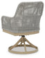 Silla giratoria Seton Creek con cojín (2 unidades)