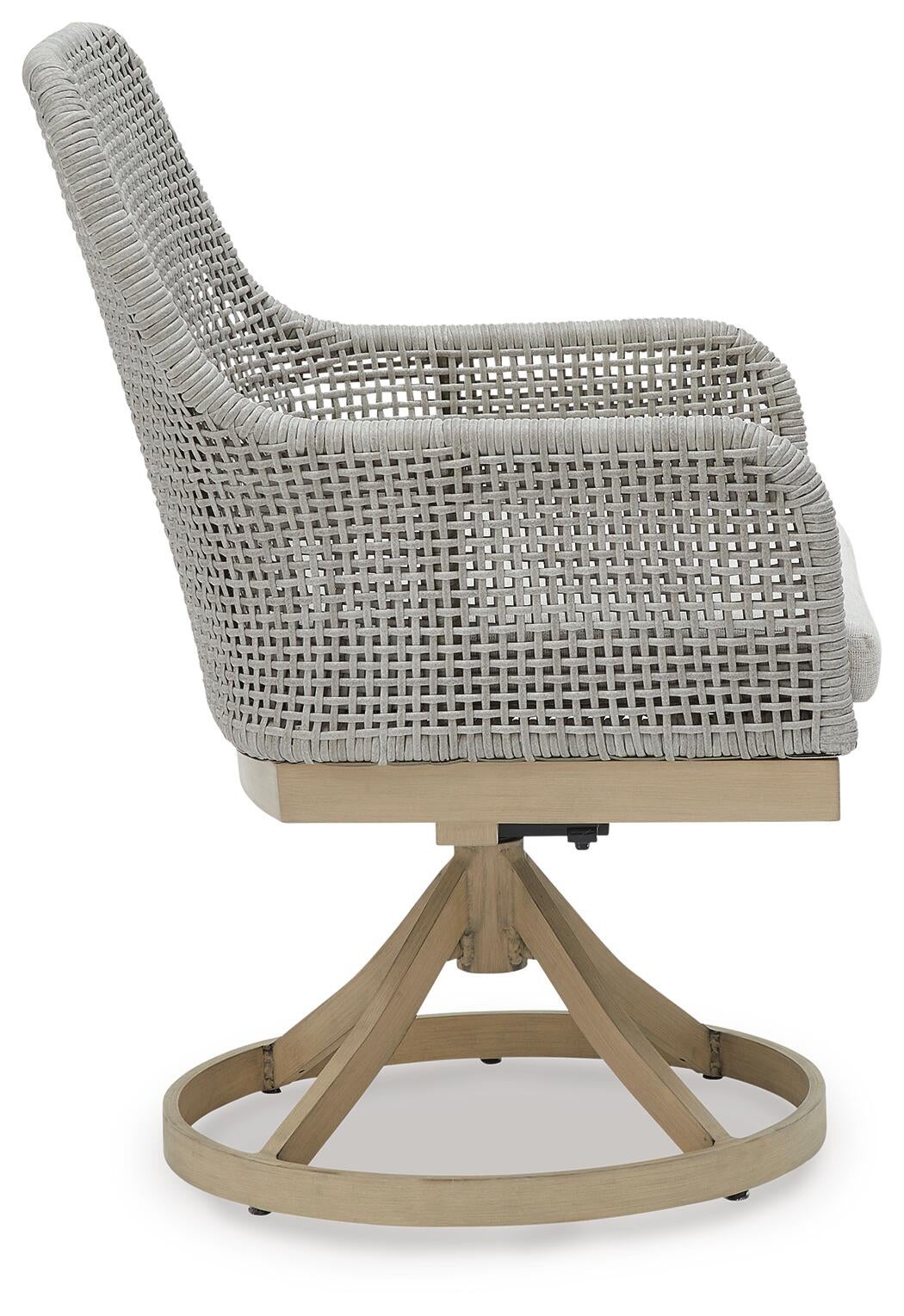 Silla giratoria Seton Creek con cojín (2 unidades)