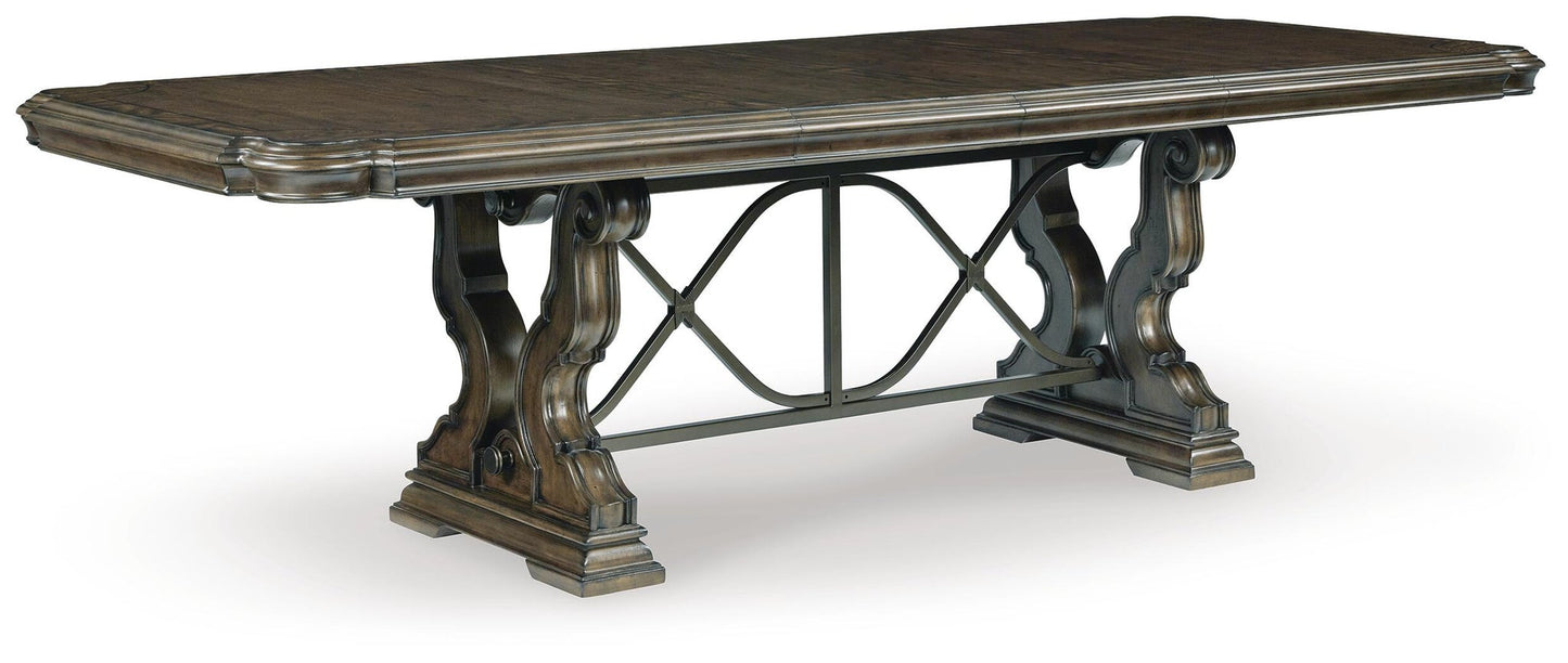 Mesa extensible de comedor Maylee