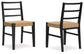 Silla auxiliar de comedor Isanti (2 piezas)