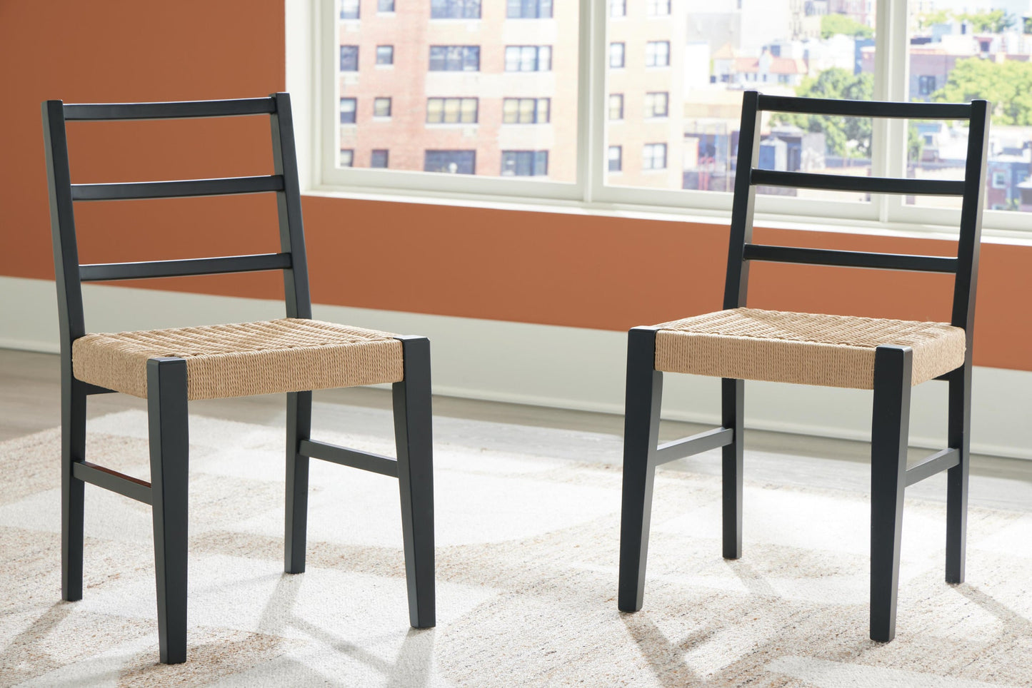 Silla auxiliar de comedor Isanti (2 piezas)