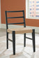 Silla auxiliar de comedor Isanti (2 piezas)