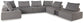 Seccional de exterior Bree Zee de 8 piezas