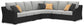 Seccional de exterior de 4 piezas Beachcroft