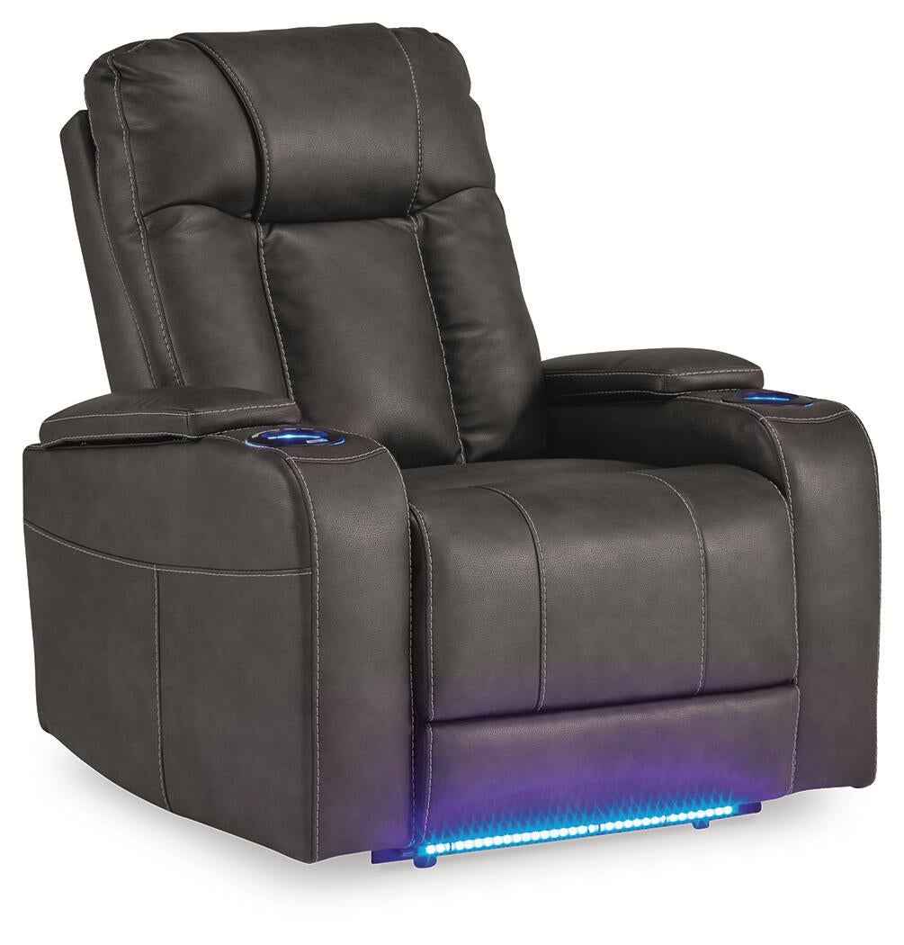 Sillón reclinable eléctrico Feazada/reposacabezas ajustable