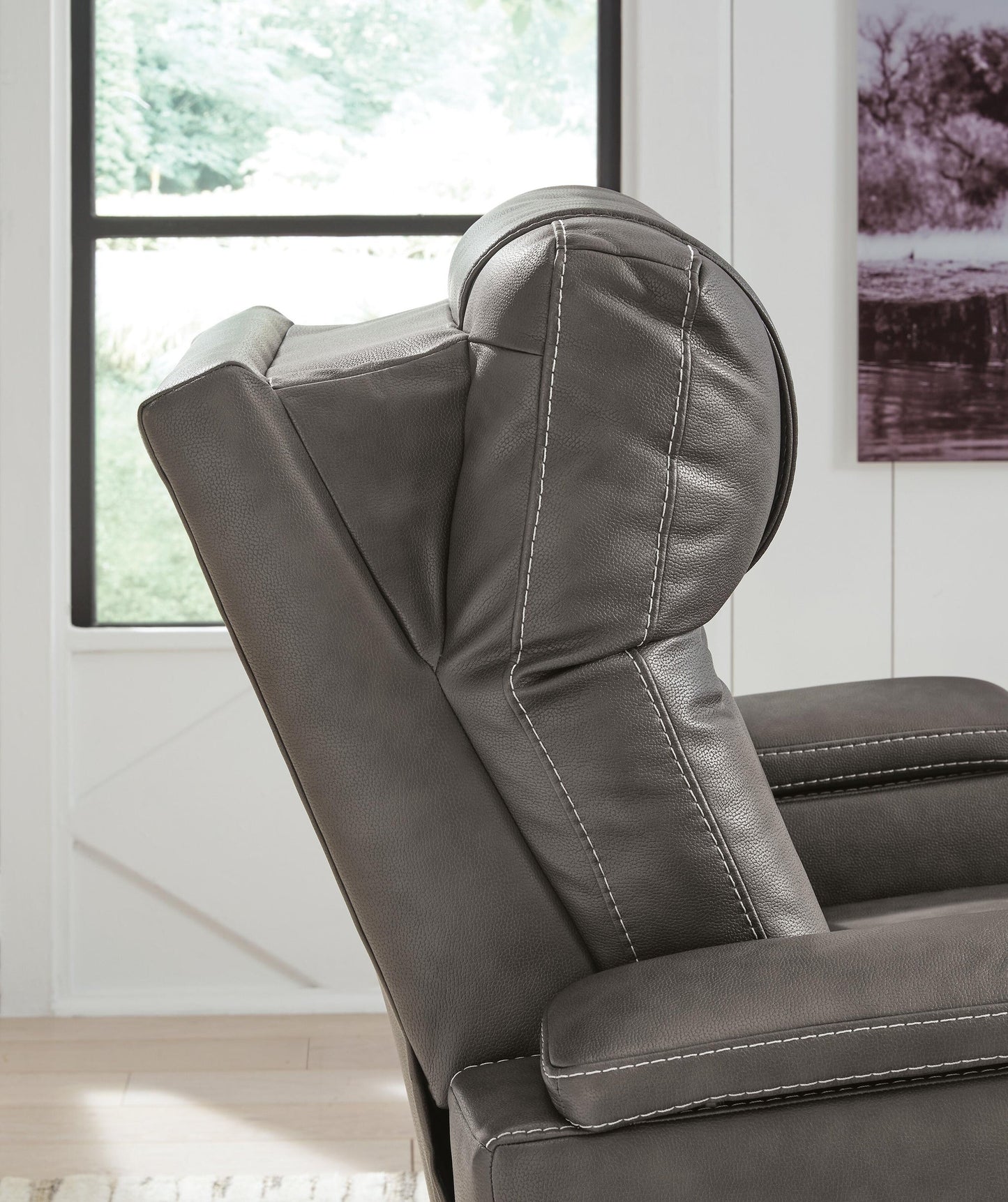 Sillón reclinable eléctrico Feazada/reposacabezas ajustable