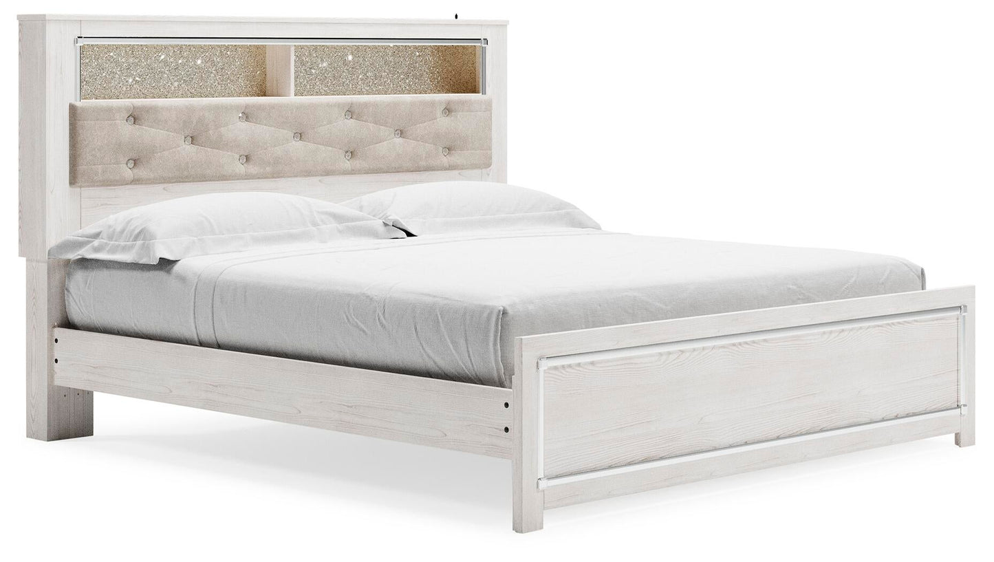 Cama con librería y paneles Altyra King