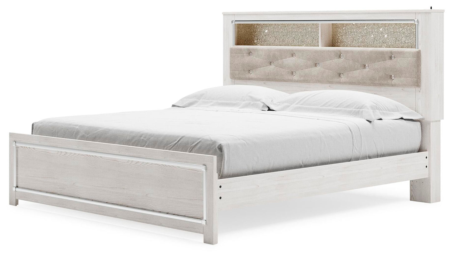 Cama con librería y paneles Altyra King