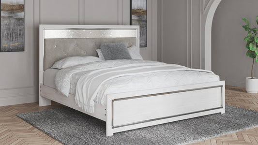 Cama King con paneles Altyra