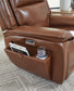 Sillón reclinable eléctrico Healy Pier con reposacabezas ajustable