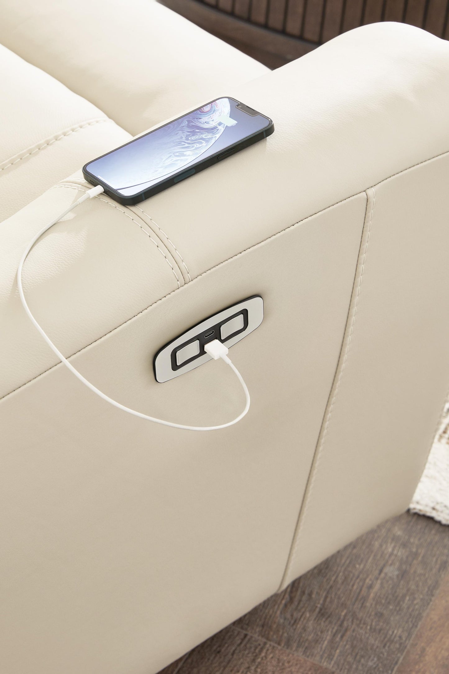Sillón reclinable mecedor eléctrico Dahlmoore