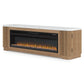 Mueble para TV Camdill de 80" con chimenea eléctrica