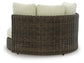 Sillón giratorio Kimora con cojín