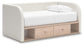 Cama de día tapizada Arloster con almacenamiento