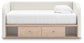 Cama de día tapizada Arloster con almacenamiento