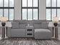 Seccional reclinable eléctrico de 3 piezas ModMax II con chaise longue