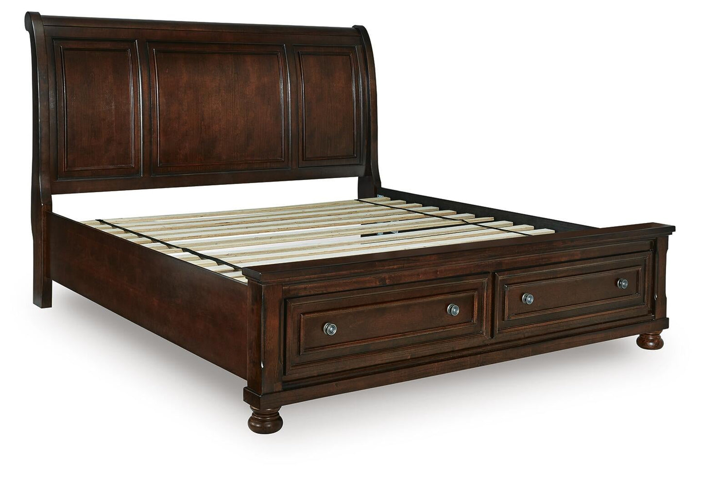 Cama con almacenamiento tipo trineo Porter King