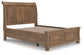 Cama tipo trineo Feddinger Queen con espacio de almacenamiento