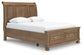 Cama tipo trineo Feddinger Queen con espacio de almacenamiento