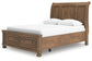 Cama tipo trineo Feddinger Queen con espacio de almacenamiento
