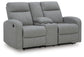 Gauntlet DBL Rec Loveseat con consola