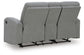 Gauntlet DBL Rec Loveseat con consola