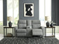 Gauntlet DBL Rec Loveseat con consola
