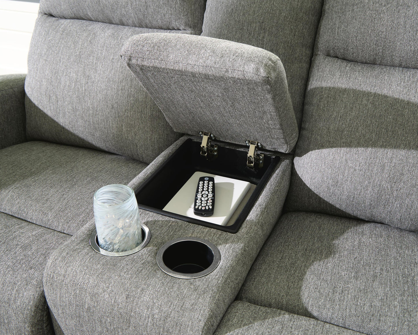Gauntlet DBL Rec Loveseat con consola