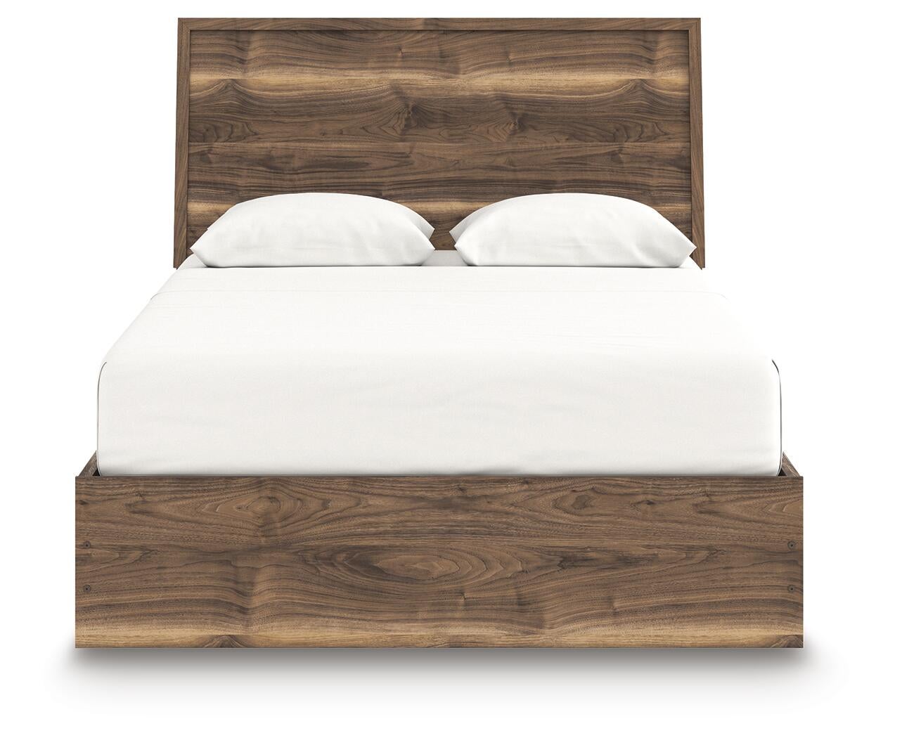 Cama Queen Chirason con paneles y almacenamiento