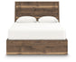 Cama Queen Chirason con paneles y almacenamiento