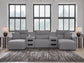 Seccional reclinable eléctrico ModMax II de 5 piezas con chaise longue