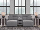 Seccional reclinable eléctrico de 3 piezas ModMax II con chaise longue