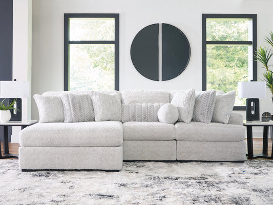 Seccional de 3 piezas Cuddle Plush con chaise longue