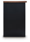 Mueble para TV Wildenauer de 76" con chimenea eléctrica