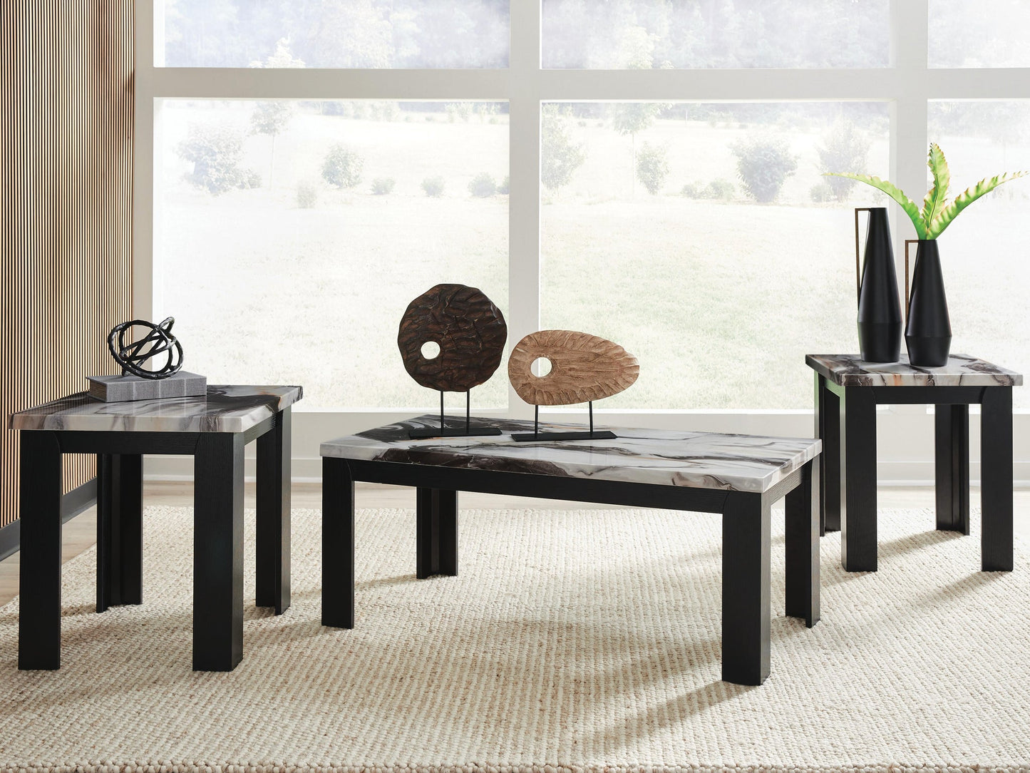 Juego de mesa auxiliar Jazmore (3 piezas)