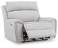 Sillón reclinable eléctrico Social Pointe con reposacabezas ajustable
