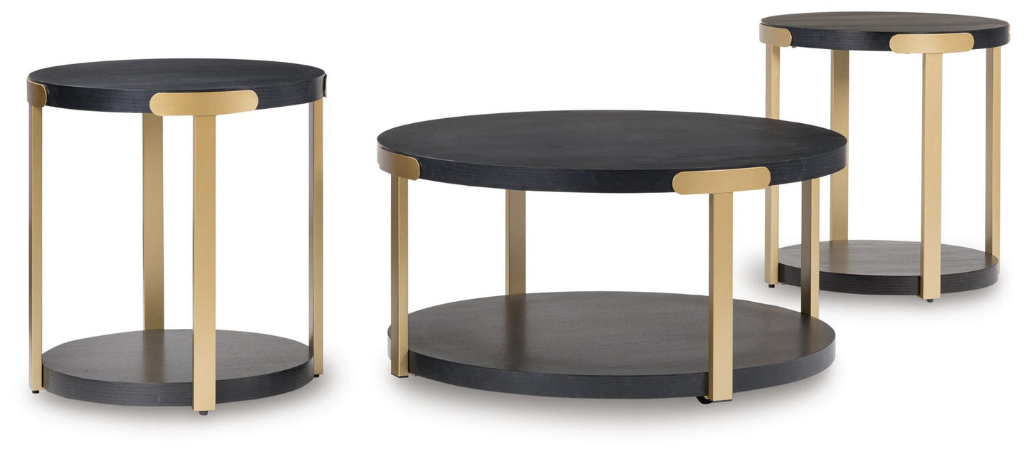 Juego de mesa auxiliar Shylore (3 piezas)