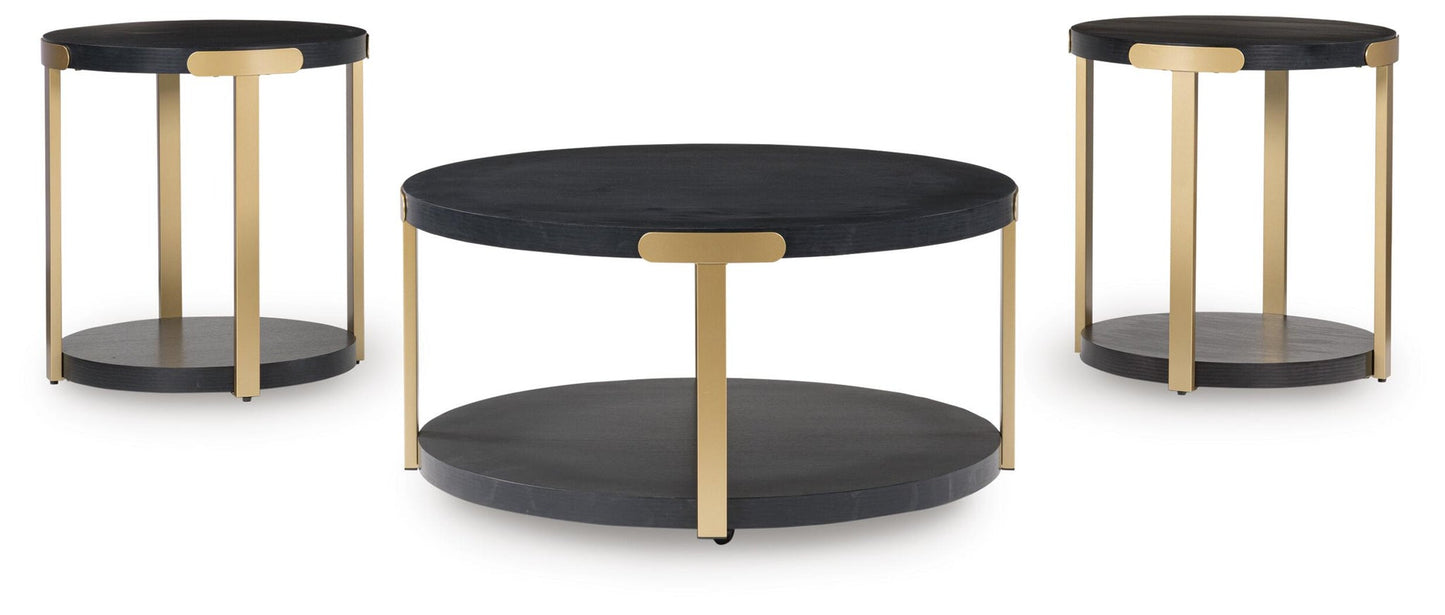 Juego de mesa auxiliar Shylore (3 piezas)